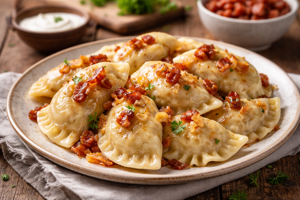 Ile kalorii mają pierogi ruskie?