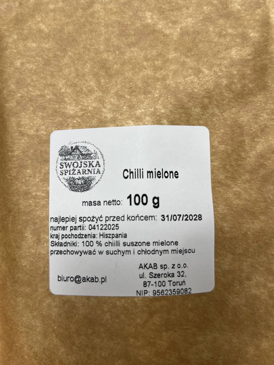 Chilii Mielone