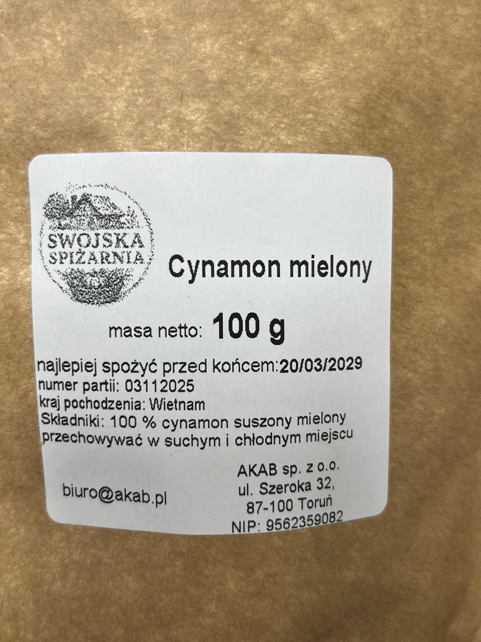 Cynamon Mielony