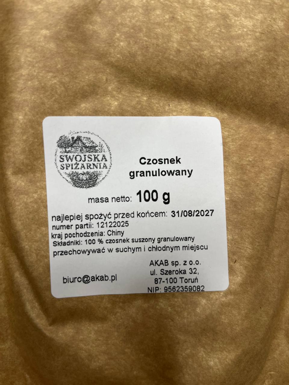 Czosnek Granulowany