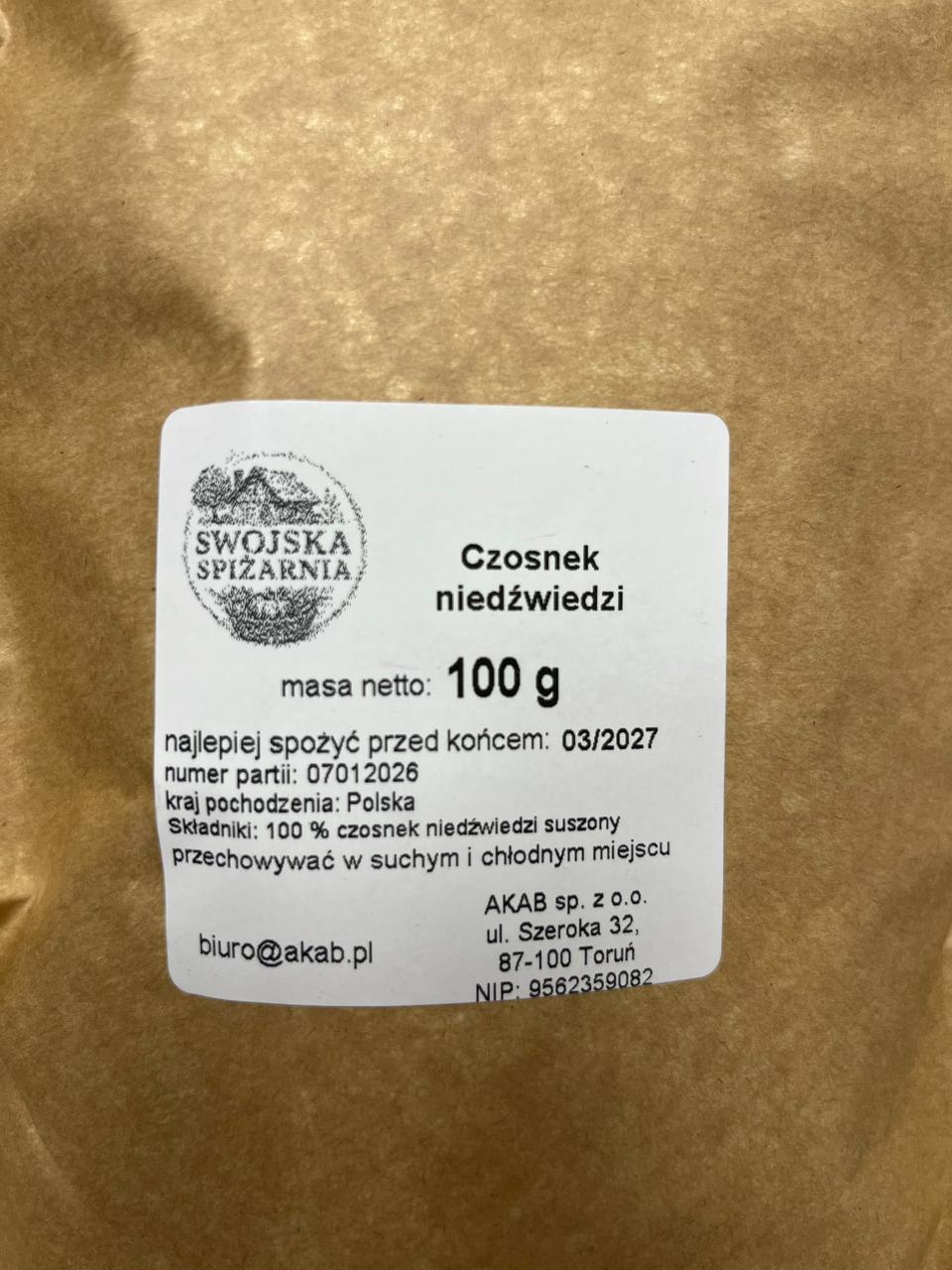 Czosnek Niedźwiedzi