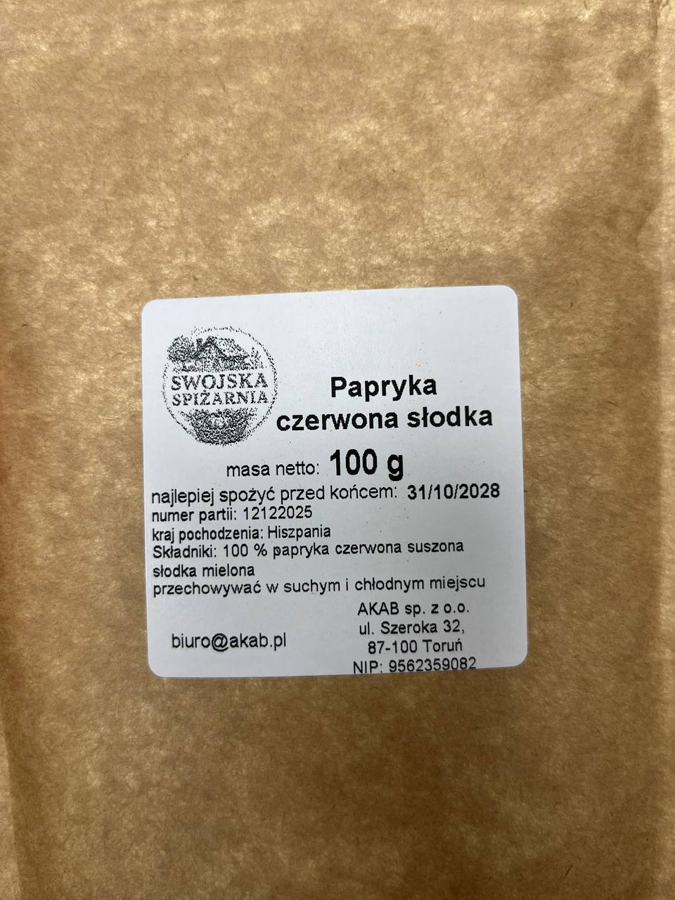 Papryka Czerwona Słodka