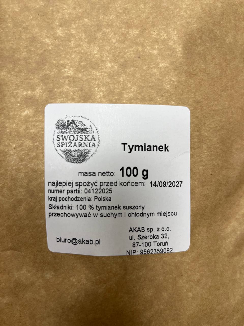 Tymianek