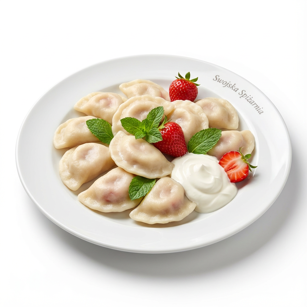 Pierogi z truskawkami