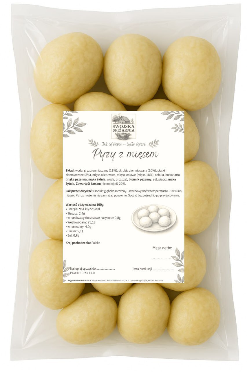 Pyzy z mięsem